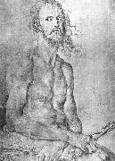 Albrecht Durer Self-Portrait as the Man of Sorrows oil painting